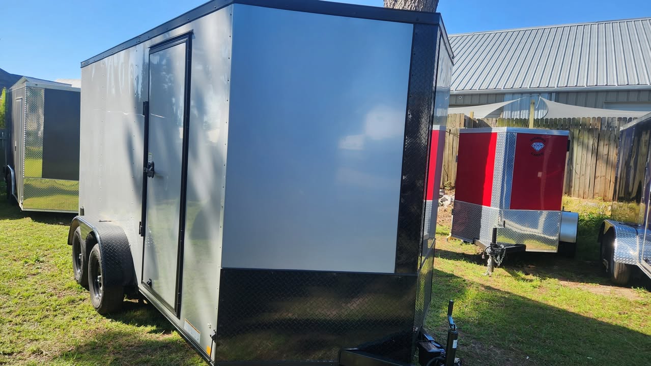 Cargo Enclosed Trailer 7x14 - Main View