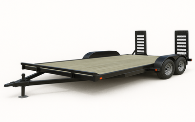 Heavy-duty flatbed trailer