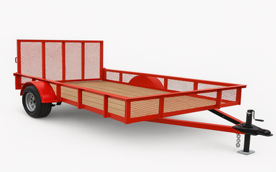 7x12 Landscape Trailer - Main View