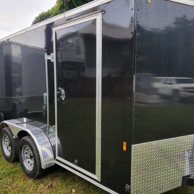 7x12 ta Black trailer for sale