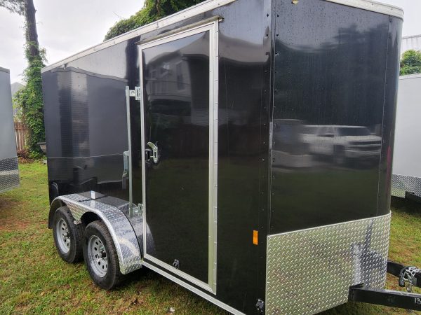 7x12 ta Black trailer for sale